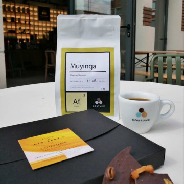 Set fragments chocolat noir & café Muyinga du Burundi