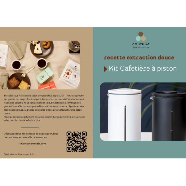 Kit Cafetière à piston Timemore