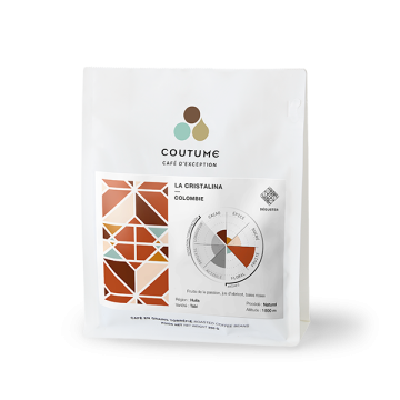 Café en grains ou moulu Colombie | La Cristalina 250g Café en grains ou moulu Colombie | La Cristalina 250g