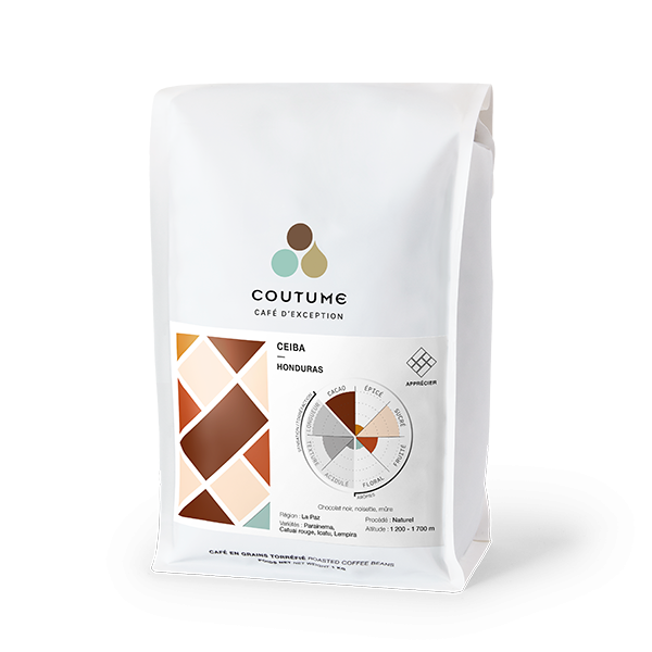 Café BIO en grains ou moulu Honduras | Ceiba 1kg