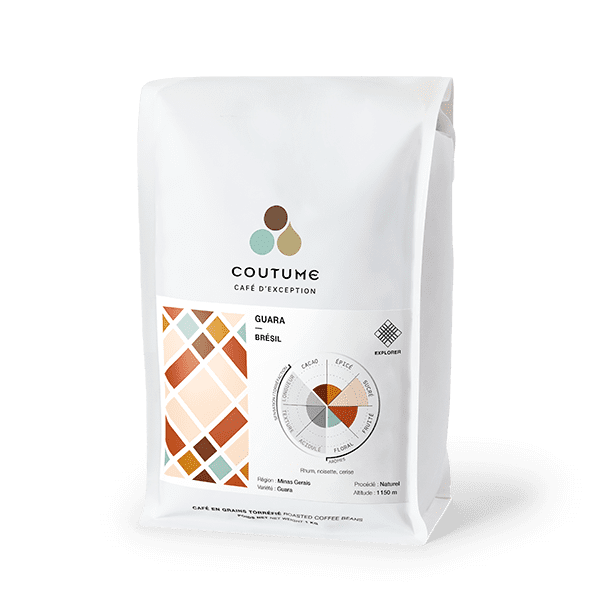 Café en grains ou moulu Brésil | Guara 1kg