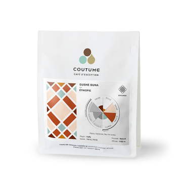 Café en grains ou moulu Éthiopie | Gushe Buna 250g Café en grains ou moulu Éthiopie | Gushe Buna 250g