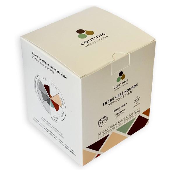 Coffret de 10 filtres café nomade