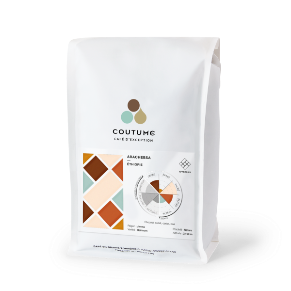 Café en grains ou moulu Éthiopie | Abbachebsa 1kg