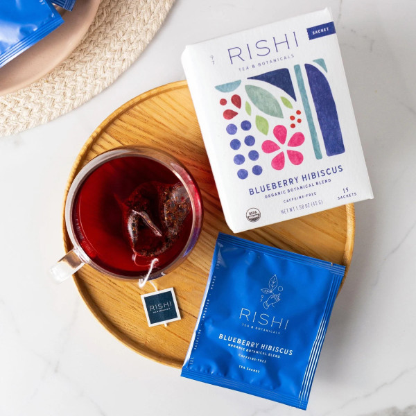 Rooibos Bio Myrtille Hibiscus - 15 Sachets | RISHI