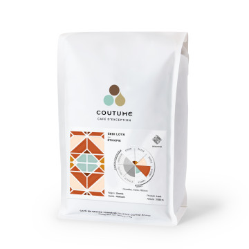 Café en grains ou moulu Éthiopie | Sedi Loya BIO 1kg